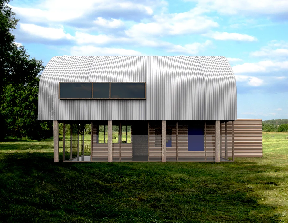 JEB architecten-onderdak - Achtergevel