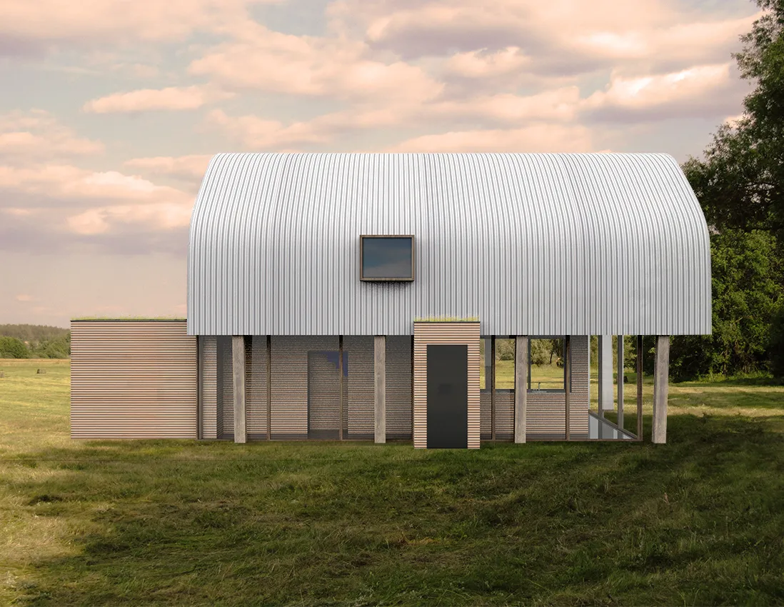 JEB architecten-onderdak - Voorgevel