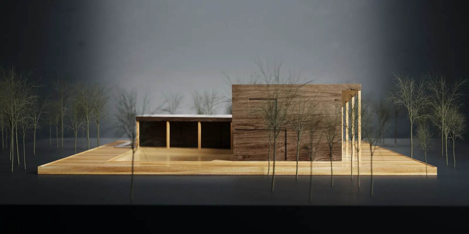 JEB architecten_Komorebi-vrijstaande particuliere gezinswoning_maquette