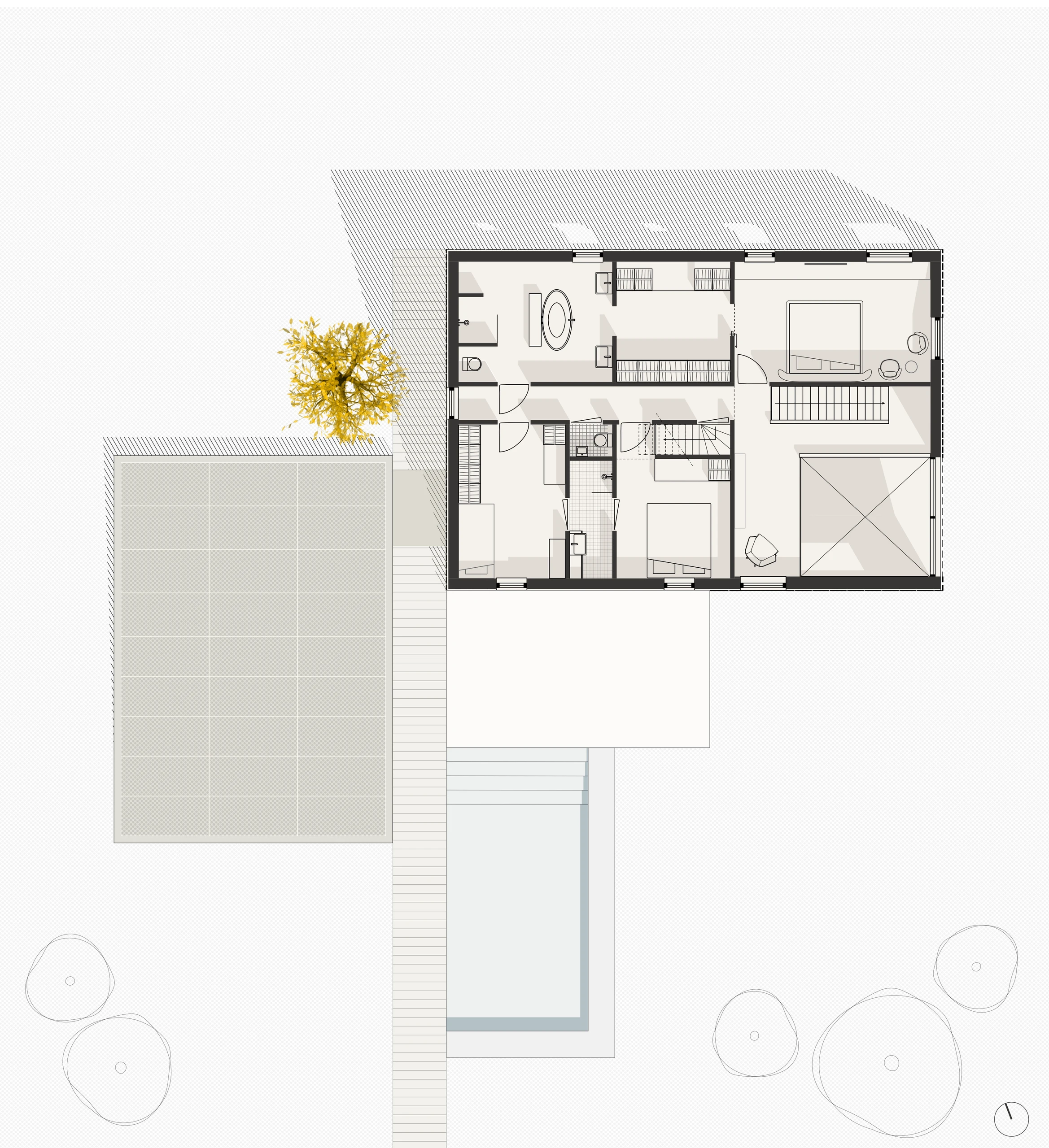 jeb architecten - huis middenbeemster - 09 rpw Plattegronden site 1ste