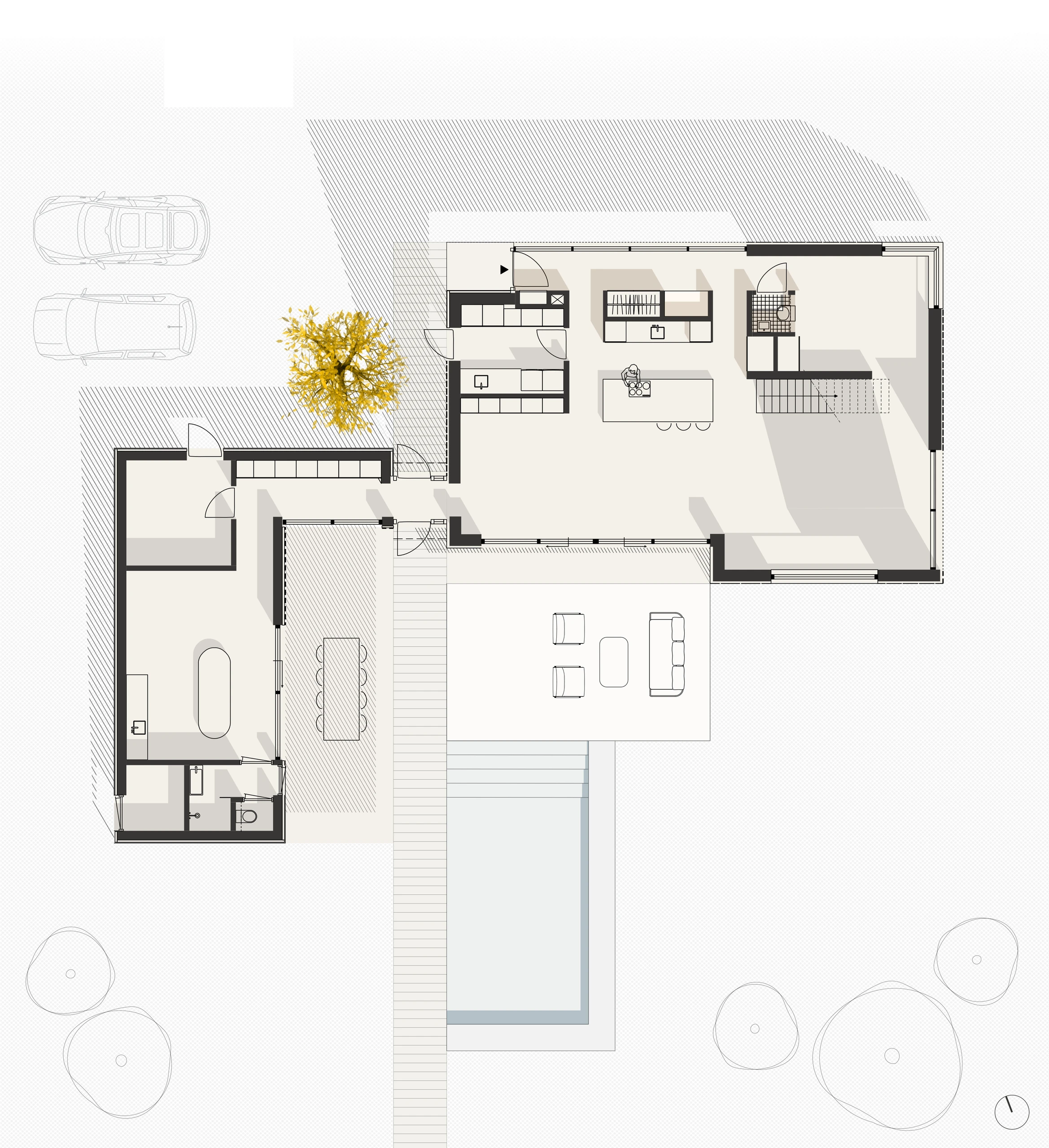 jeb architecten - huis middenbeemster - 09 rpw Plattegronden site BG